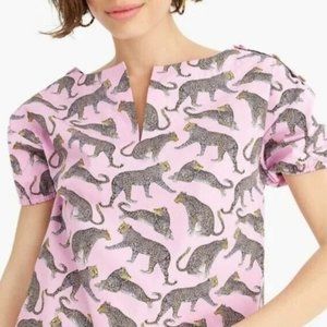 J.Crew Women's Cotton Jaguar Blouse